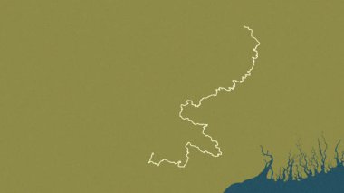 Jharkhand, Hindistan, çıkarıldı. Desen