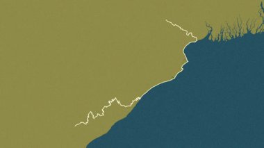 Odisha, Hindistan, çıkarıldı. Desen