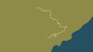 Telangana, Hindistan, çıkarıldı. Desen