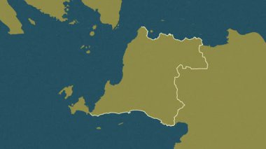 Banten, Endonezya, çıkarıldı. Desen