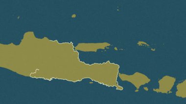 Jawa Timur, Endonezya, çıkarıldı. Desen