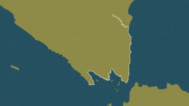 Lampung, Endonezya, çıkarıldı. Desen