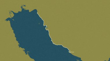 Bushehr, İran, çıkarıldı. Desen