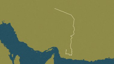 Kerman, İran, çıkarıldı. Desen