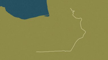 Semnan, İran, çıkarıldı. Desen