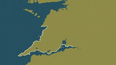 Clare, İrlanda, çıkarıldı. Desen