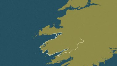 Kerry, İrlanda, çıkarıldı. Desen