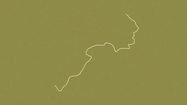Offaly, İrlanda, çıkarıldı. Desen