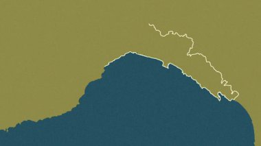 Liguria, İtalya, çıkarıldı. Desen