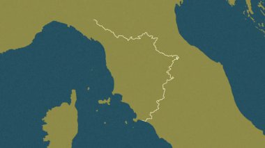 Toscana, İtalya, çıkarıldı. Desen