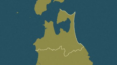 Aomori, Japonya, çıkarıldı. Desen