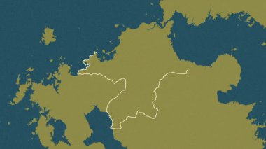 Fukuoka, Japonya, çıkarıldı. Desen