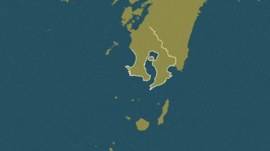 Kagoshima, Japonya, çıkarıldı. Desen