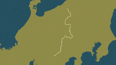 Nagano, Japonya, çıkarıldı. Desen