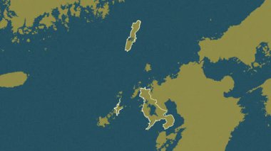 Nagasaki, Japonya, çıkarıldı. Desen