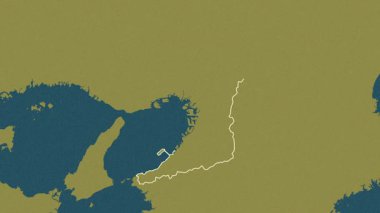 Osaka, Japonya, çıkarıldı. Desen