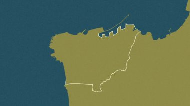 Beyrut, Lübnan, çıkarıldı. Desen