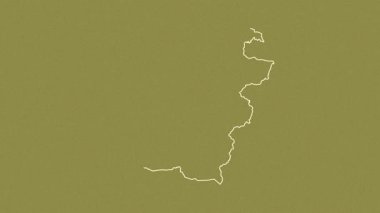 Quthing, Lesotho, çıkarıldı. Desen