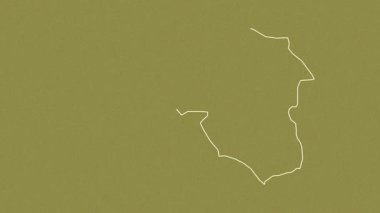 Gostivar, Makedonya, çıkarıldı. Desen