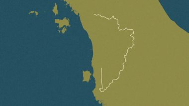 Kedah, Malezya, çıkarıldı. Desen