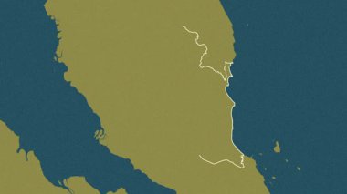 Pahang, Malezya, çıkarıldı. Desen