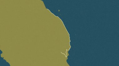 Trengganu, Malezya, çıkarıldı. Desen