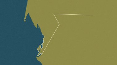 Dakhlet Nouadhibou, Moritanya, çıkarıldı. Desen