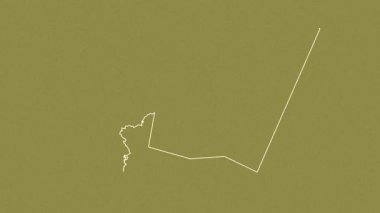 Etiket, Moritanya, çıkarıldı. Desen