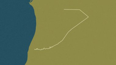 Trarza, Moritanya, çıkarıldı. Desen