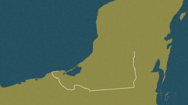 Campeche, Meksika, çıkarıldı. Desen