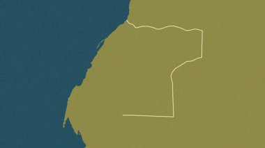Dakhla-Oued Ed-Dahab, Fas, çıkarıldı. Desen