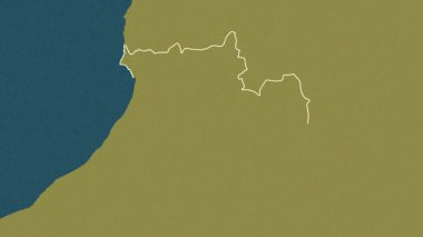 Souss-Massa, Fas, çıkarıldı. Desen