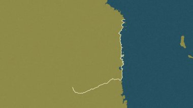 Cabo Delgado, Mozambik, çıkarıldı. Desen