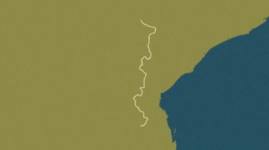 Manica, Mozambik, çıkarıldı. Desen