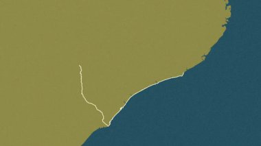 Zambezia, Mozambik, çıkarıldı. Desen