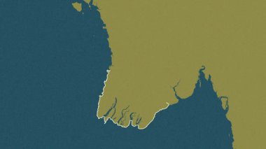 Ayeyarwady, Myanmar, çıkarıldı. Desen