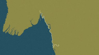 Mon, Myanmar, çıkarıldı. Desen