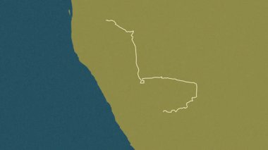 Kunene, Namibya, çıkarıldı. Desen