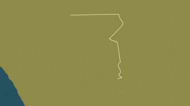 Omusati, Namibya, çıkarıldı. Desen