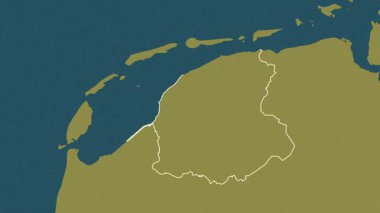 Friesland, Hollanda, çıkarıldı. Desen