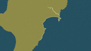 Hawke Körfezi, Yeni Zelanda, çıkarıldı. Desen