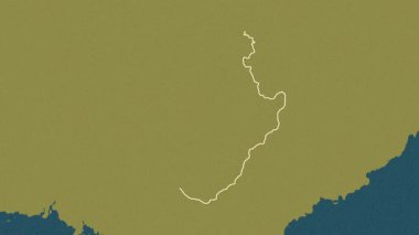 Chagang-do, Kuzey Kore, çıkarıldı. Desen