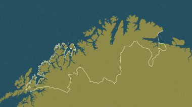 Troms og Finnmark, Norveç, çıkarıldı. Desen