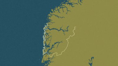 Vestland, Norveç, çıkarıldı. Desen