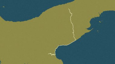 Cocle, Panama, çıkarıldı. Desen