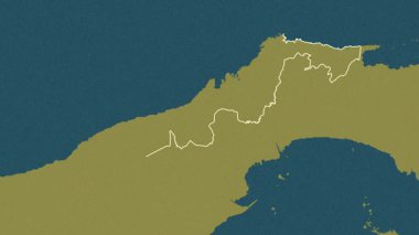 Kalın bağırsak, Panama, çıkarıldı. Desen