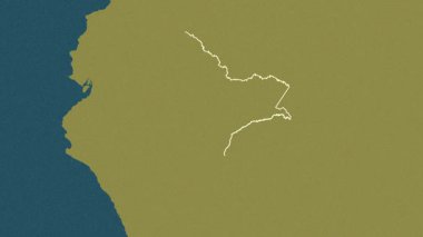 Loreto, Peru, çıkarıldı. Desen