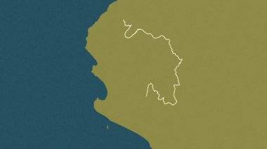 Piura, Peru, çıkarıldı. Desen