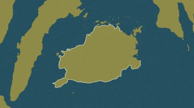 Bohol, Filipinler, çıkarıldı. Desen