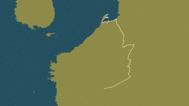 Cavite, Filipinler, çıkarıldı. Desen